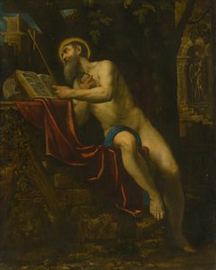 聖ジェローム 作： Domenico Robusti Tintoretto